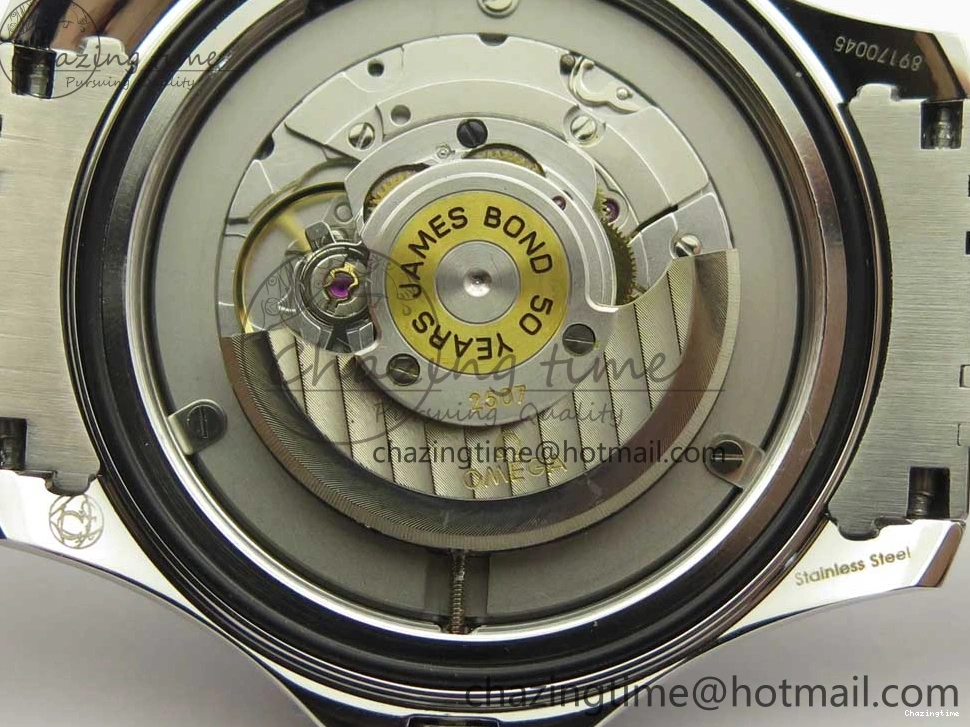 0424 Seamaster 300M Chronometer SS “007” Limited Edition OMF 1:1 Best Edition on SS Bracelet A2824 (Black Balance Wheel) V Seasonal 7952